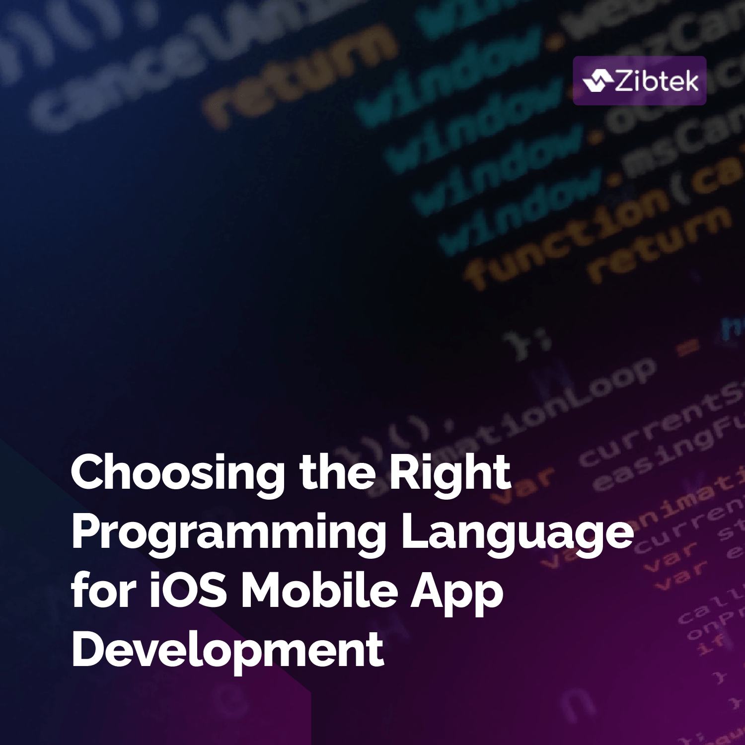 iOS mobile app development