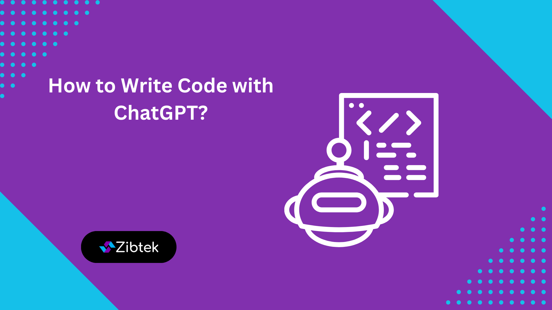 ChatGPT graphic with coding text and symbols