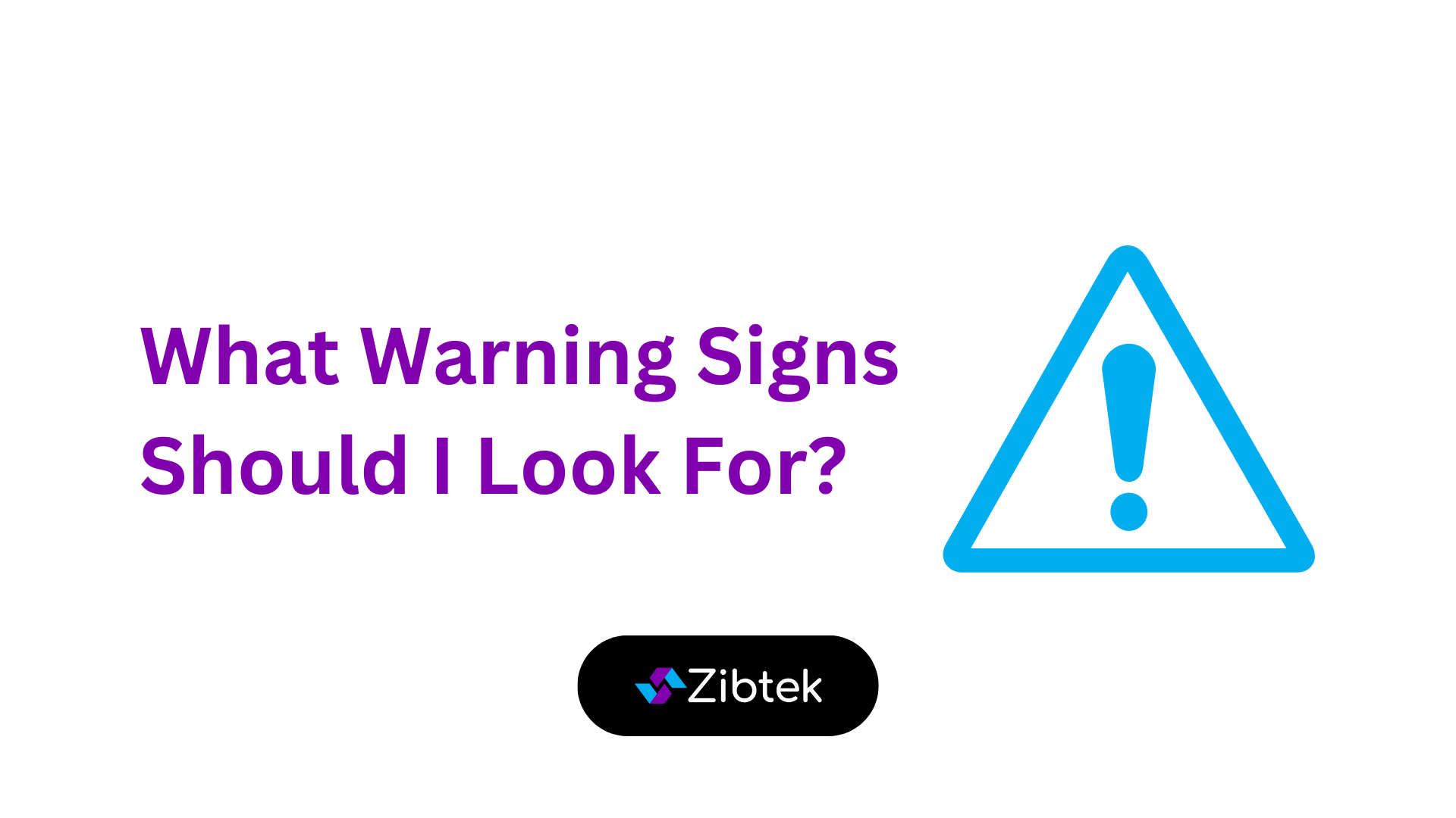 Warning signs to look for in the software development process