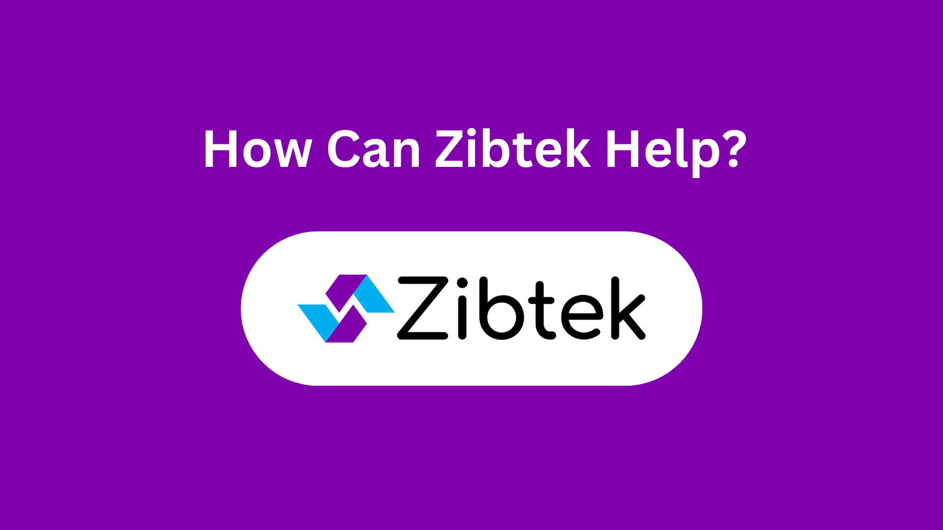 Zibtek logo with text on how they can help with custom mobile app development