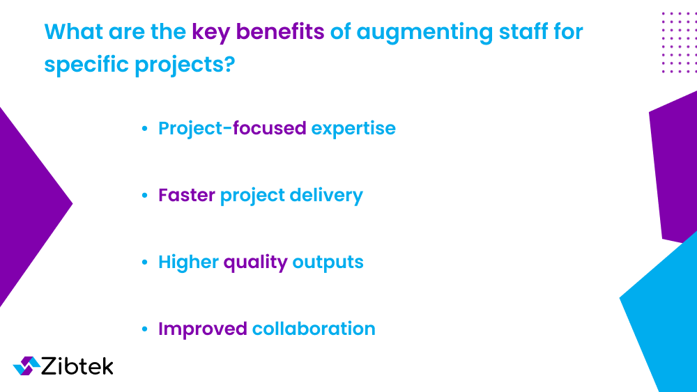 What are the benefits of staff augmentation?