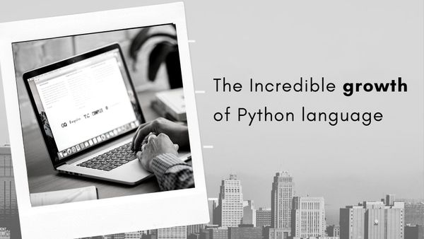 The incredible growth of Python language