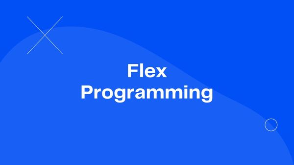 Flex Programming
